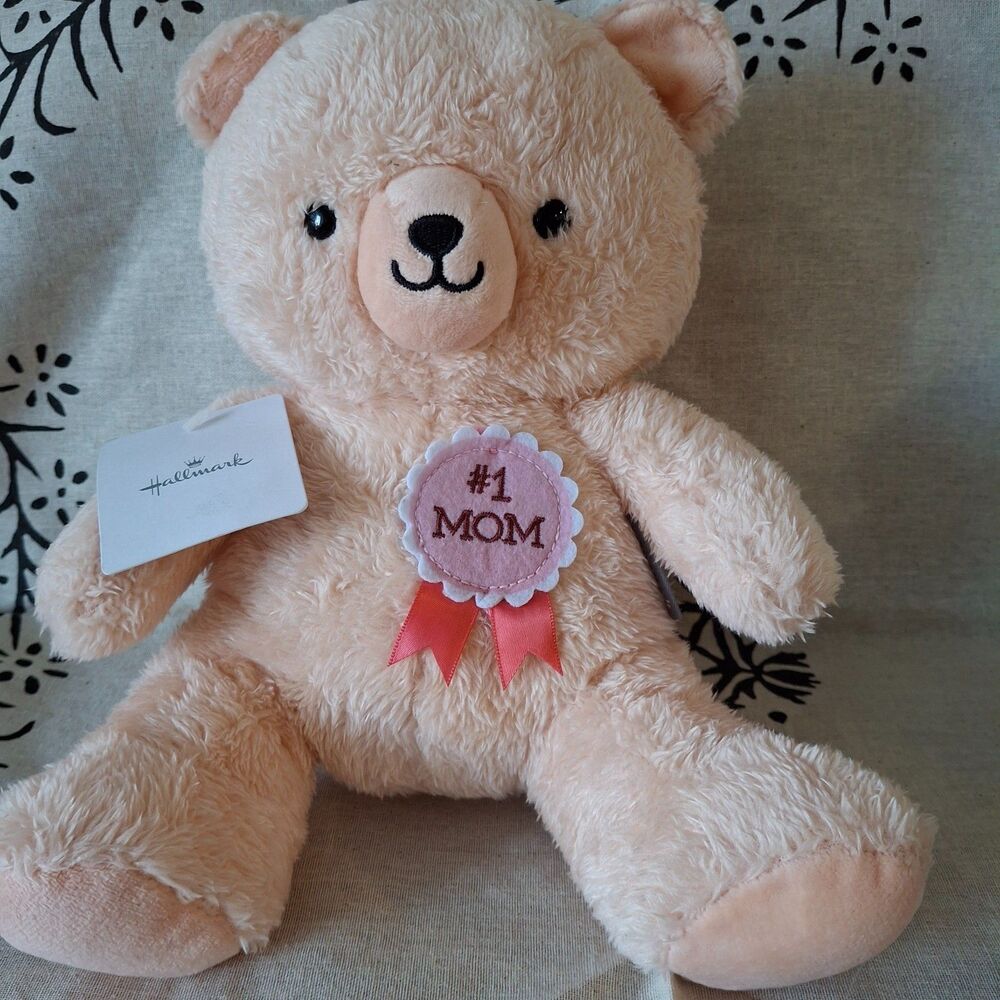 Lot of 2 Kid Connection 16” Brown Teddy Bear Plush Stuffed Animal + Hallmark Bea - Picture 2 of 11